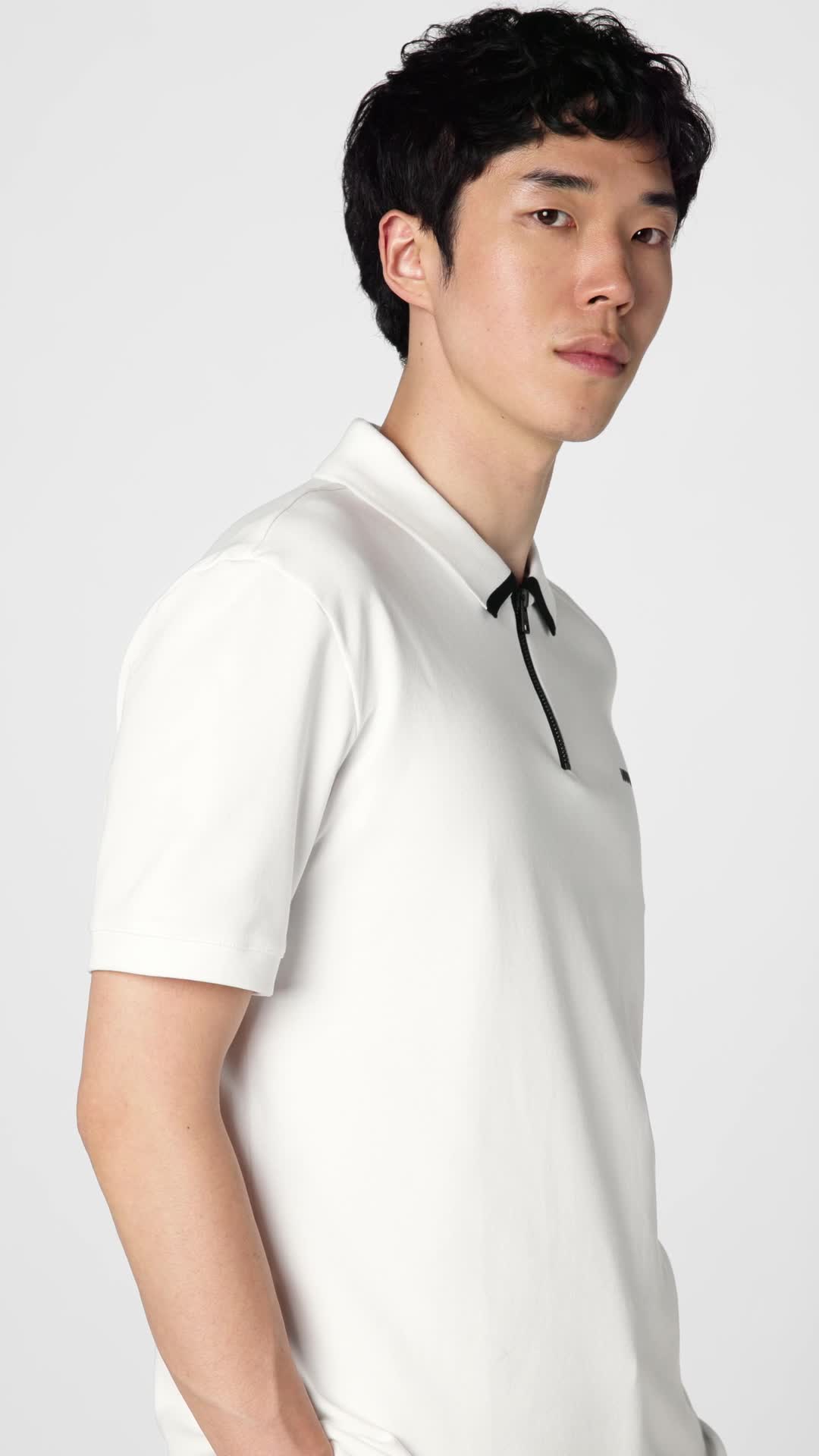 Polo para hombre Hugo Dalomino con cierre miniatura 7