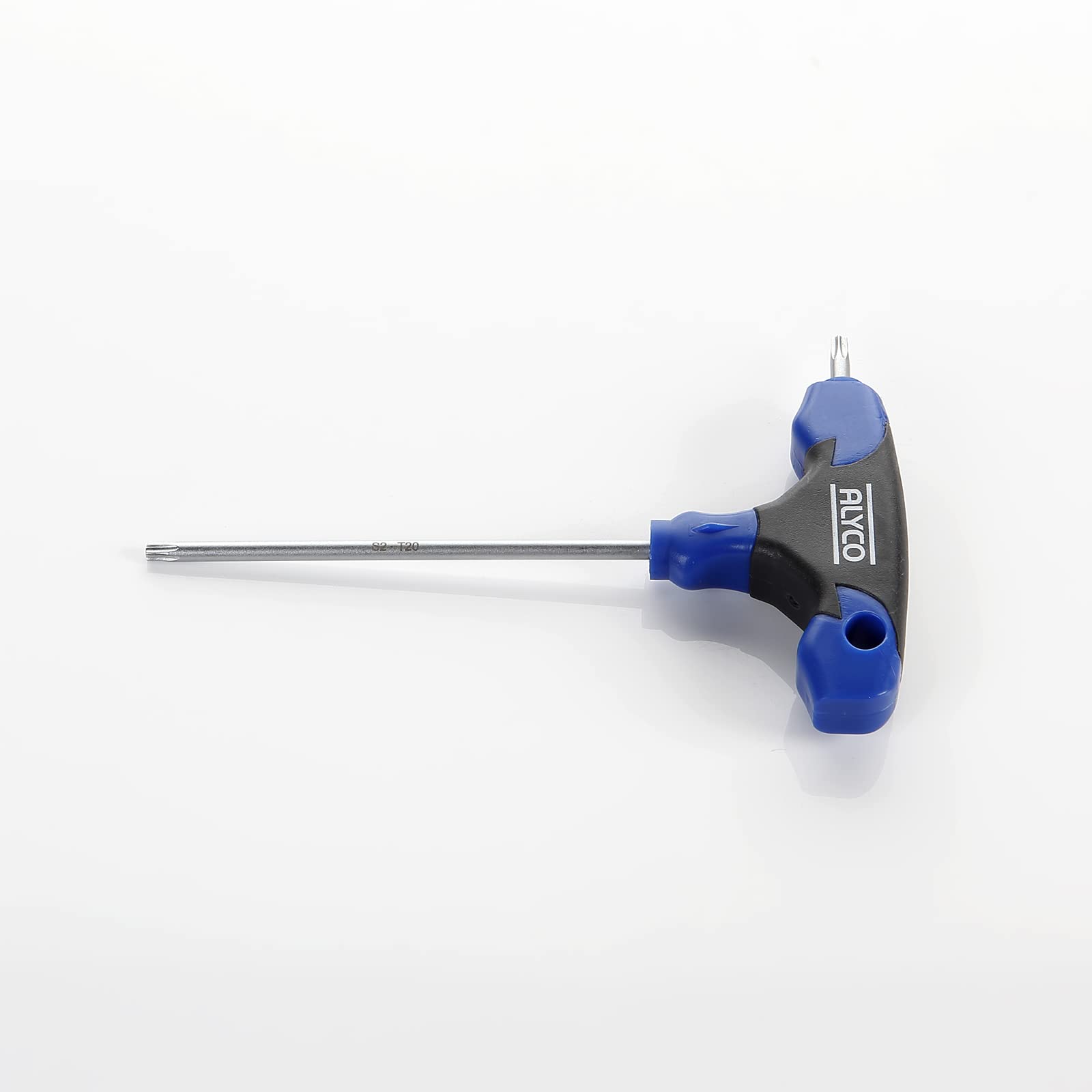 Alyco 195327 195327-Mango en T con Llave Torx inviolable T-27 x 150, Nero