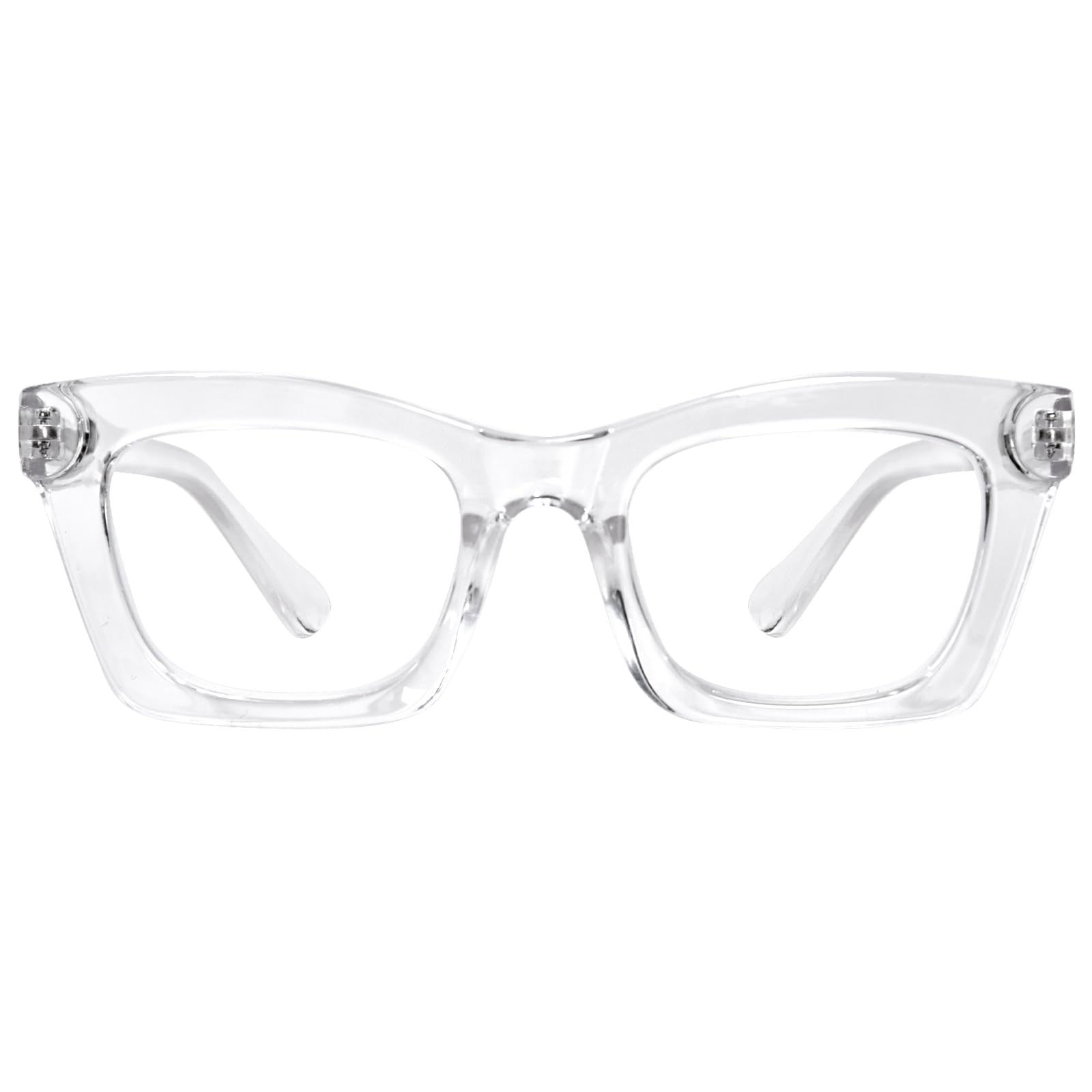 ZESAKER Oversized Square Reading Glasses for Women Spring Hinge Blue light Blocking Computer Readers for Women