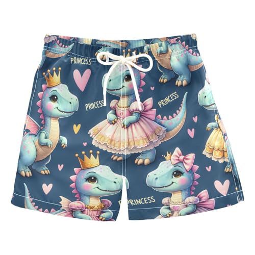 susiyo Boys Swim Trunks Dinosaurs Princess Toddler Swim Shorts Quick Dry Beach Board Shorts Little Boy Bathing Suits Swimwear