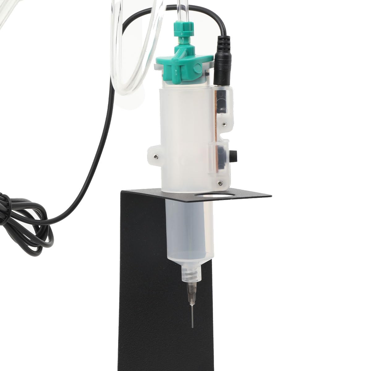 Halbautomatischer Klebstoffspender Digital Display Semi-Automatic Glue Dispenser Klebstoffspender Flüssigklebstoffspender 982 Lotpasten Halbautomatischer/manueller Betrieb (AC220V EU Plug)