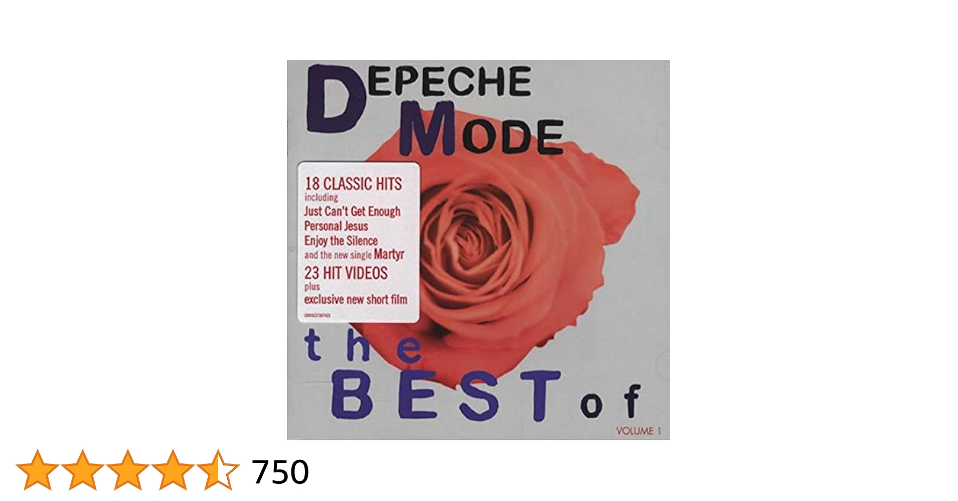 The Best of Depeche Mode - Vol. 1 (CD+DVD) - Amazon.com Music