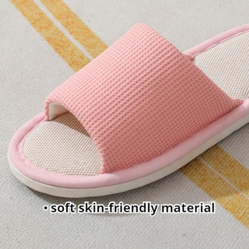 Women Slipper Soft Sole Open Toe House Slippers Memory Foam Slip On Bedroom Cozy Indoor Outdoor Home Slippers4