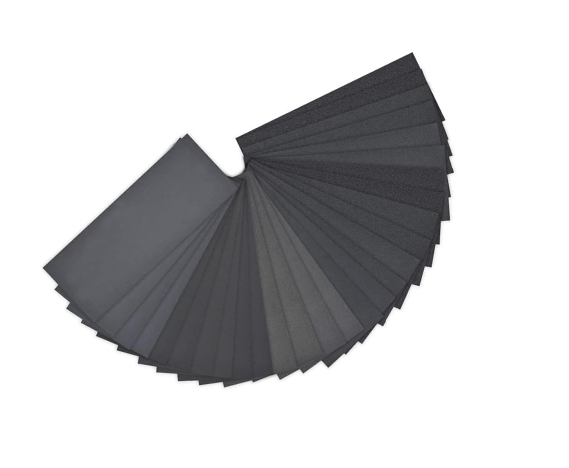 Juego de 70 hojas de papel de lija húmedo/seco: grano extrafino de 600 a 2500 for madera, metal, vidrio y más