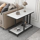 plateau de table en pierre de lave 【Design moderne bords arrondis】Esthétique élégante et minimaliste avec des coins arrondis lisses pour réduire les risques de collision, adaptée aux familles. Disponible en noir et blanc, sa palette neutre s'harmonise avec les décorations modernes, minimalistes et contemporaines.