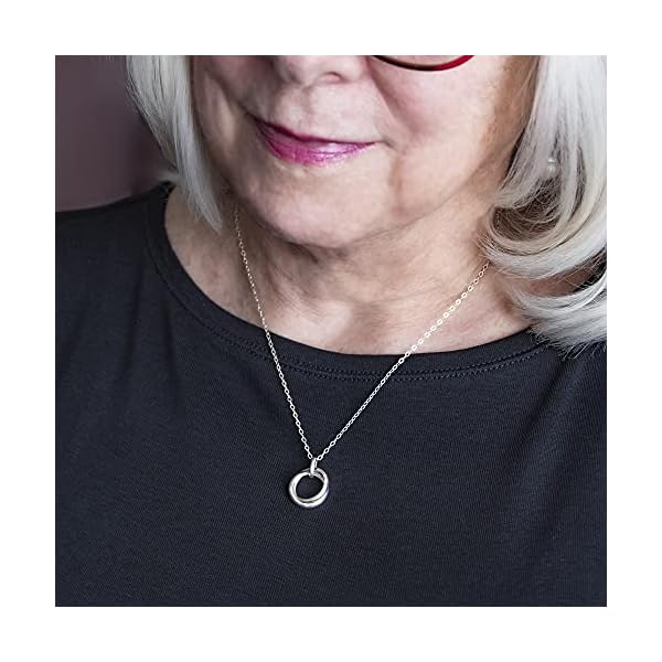 EFYTAL-Grandma-Gifts-925-Sterling-Silver-2-Thick-Interlocking-Circles-Necklace-for-Grandmother-from-Grandchild-Mom-Necklaces-for-Women-Birthday-Gift-Ideas-Mothers-Day-Jewelry-For-Her-Mothers-Day EFYTAL Grandma Gifts, 925 Sterling Silver 2 Thick Interlocking Circles Necklace for Grandmother from Grandchild, Mom Necklaces for Women, Birthday Gift Ideas, Mother's Day Jewelry For Her, Mothers Day