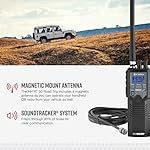 Cobra HHRT50 Road Trip CB Radio - 2-Way Handheld Emergency Radio with Access to Full 40 Channels & NOAA Alerts, Rooftop Magnet Mount Antenna and Omni-Directional Microphone, Black, 6.3" x 2" x 1.75" - Image 3