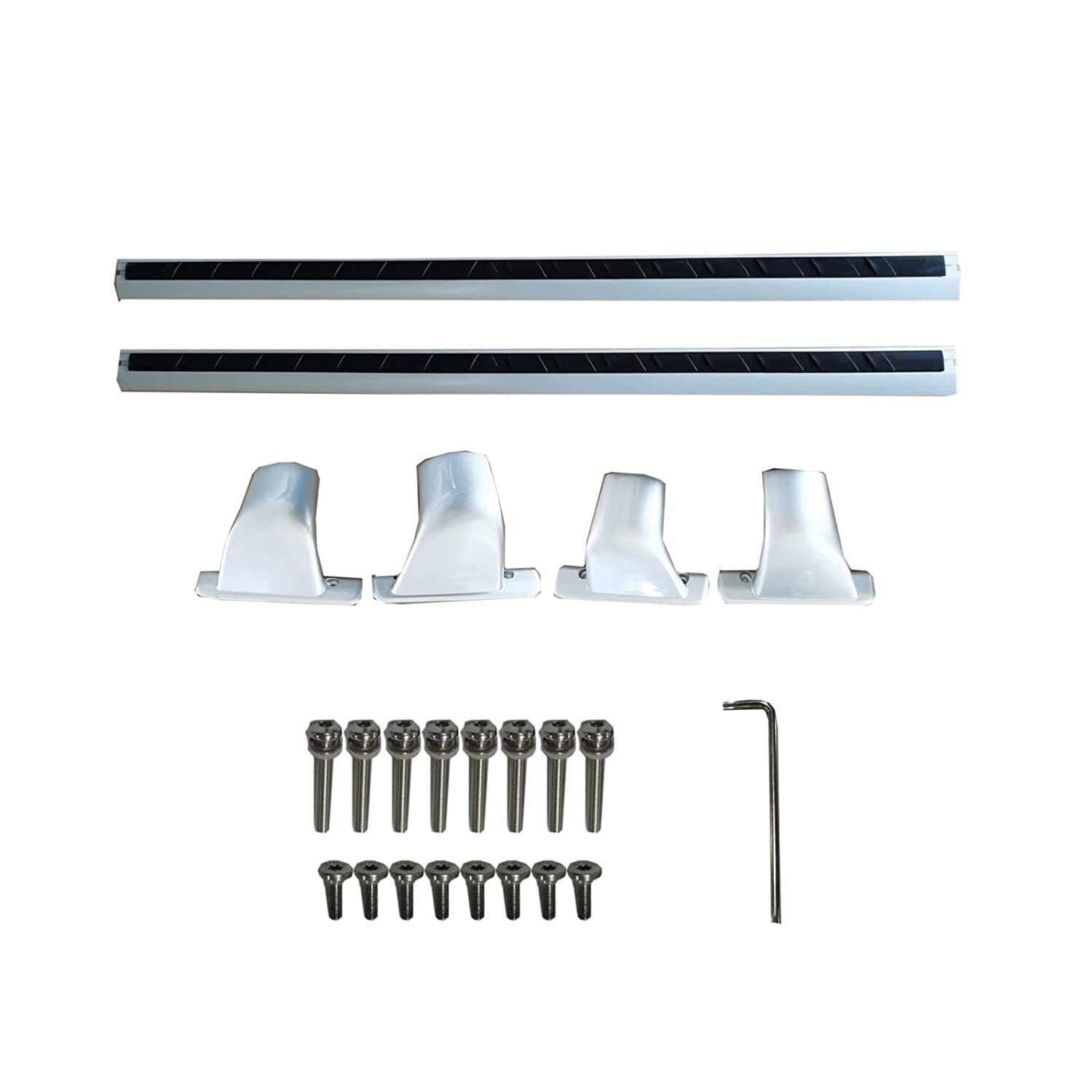 2022-2026 QX60 Roof Rack Cross Bars Aluminum Silver Luggage Carrier image 3