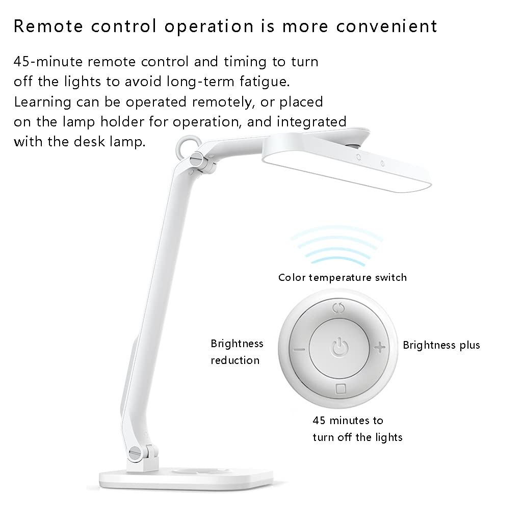 Lampe de Bureau LED télécommandée Cinq Couleurs, Remote Control