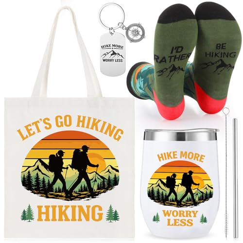 Patelai 4 Pcs Hiking Gift Set