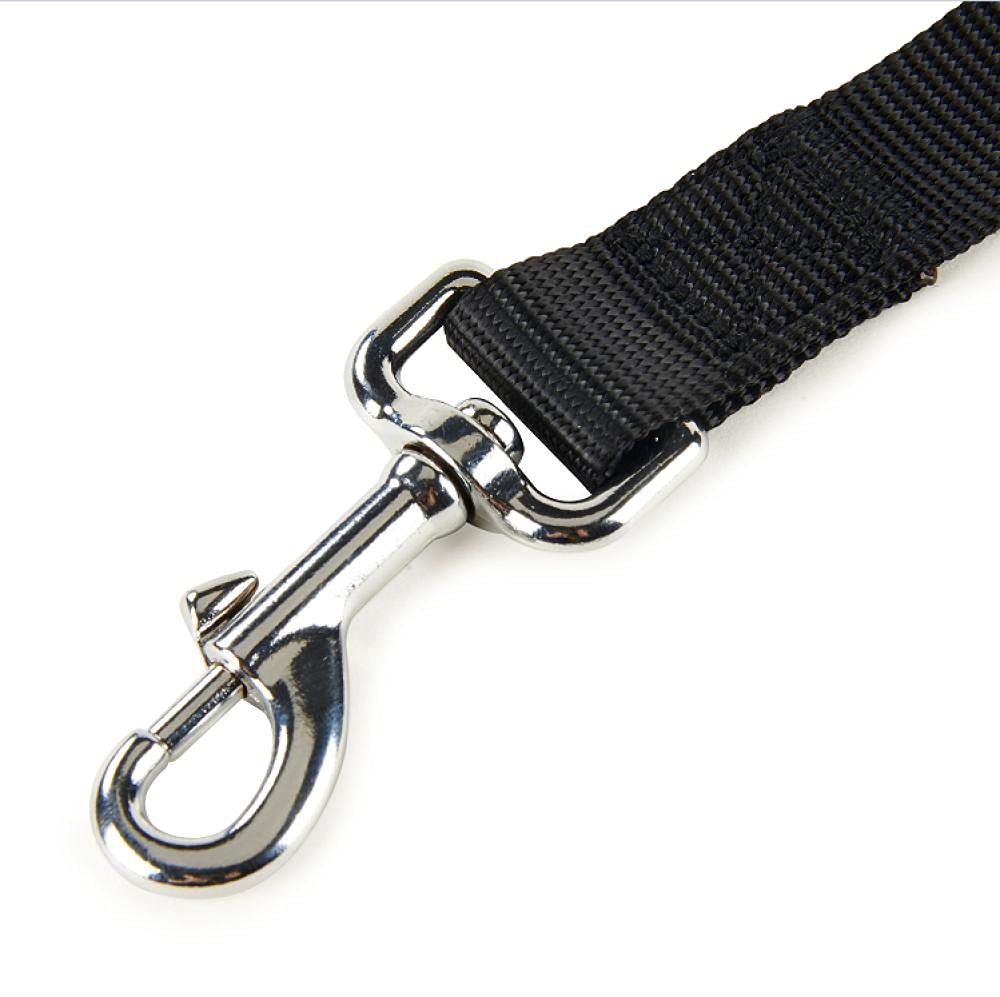 Correa Corta para Perros, Resistente, roja, con asa Acolchada y cómoda, para Perros medianos y Grandes, Reflectante, Talla M, Correa de tracción para Perros (M)