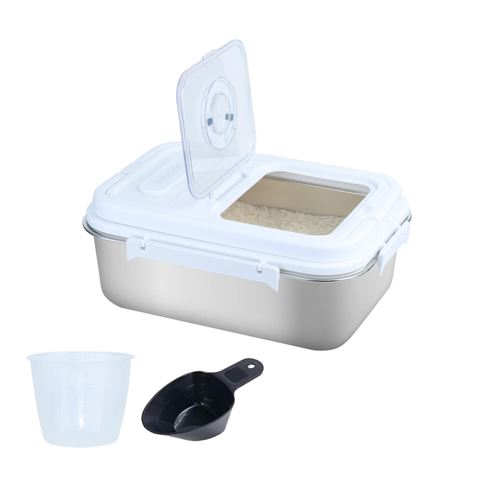 Photo 1 of YXQ 7.5L Stainless Steel Flour Storage Container