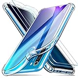 Dos productos incluidos: Hecho de ultra fino 0.26mm dureza 9H vidrio templado y Premium Funda TPU Compatible con Xiaomi Redmi Note 8.