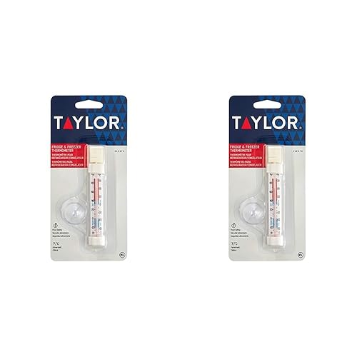 Taylor Termómetro para refrigeradorcongelador 3509FS (paquete de 2)