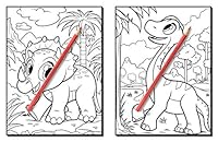 Dinosaurs: A Dinosaur Coloring Book for Kids 1699875138 Book Cover