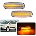 Feu indicateur latéral LED séquentiel lentille claire lampe répétiteur latéral dynamique pour Fiat Panda Grande Punto Evo Abarth Stilo Doblo Linea Mulipla Idea Peugeot Bipper Citroen Nemo