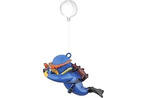 Mysteriously Appealing Diver Figurine: A Delightful Aquarium Decoration