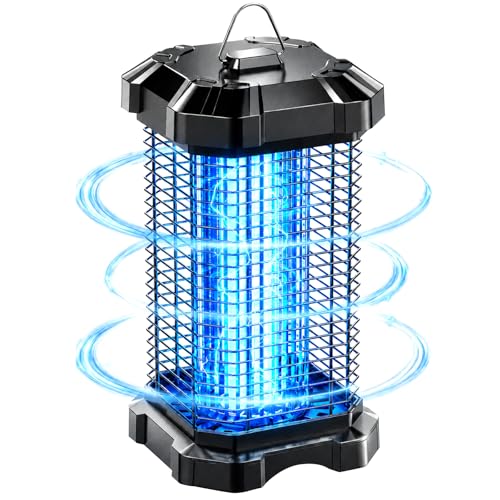 Jawlark Bug Zapper Outdoor, 4200V Electric Mosquito Zapper Indoor, Insect Fly Zapper Waterproof with...