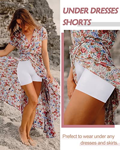 Image of Reamphy Slip Shorts for Under Dresses,Women Smooth Boyshorts Panties Comfortable Soft Anti-chafing Shapewear Shorts