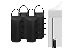 4-Pack 112 LBS Canopy Weights Sand Bags for Canopy Outdoor Advertising Tent Sunshade Fixed Windproof