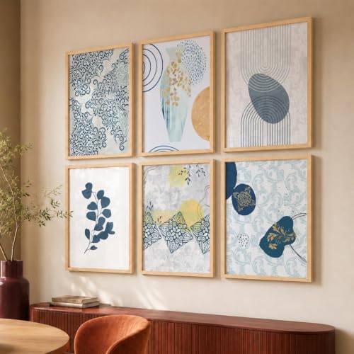 Image of kotart - Aesthetic Decorative Wall Decor Paintings with Frame for Home Decoration - Painting for Living Room Bedroom Office (10x13 inch, I)