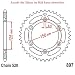 Produktbild Kettenrad mit 38 Zähnen für EXC-E 300 2T Sixdays 2009-2016 von jt-Sprockets