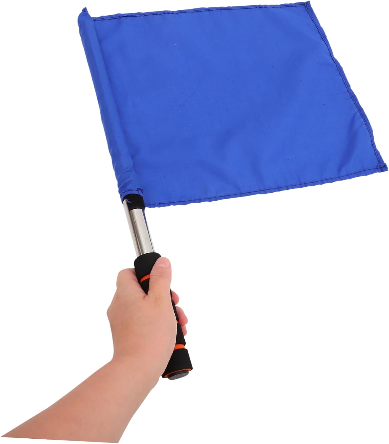 balacoo 10pcs Soccer Referee Flags Durable Handheld Signal Flags for Football Training Includes Green Yellow Red White Blue Colors Each