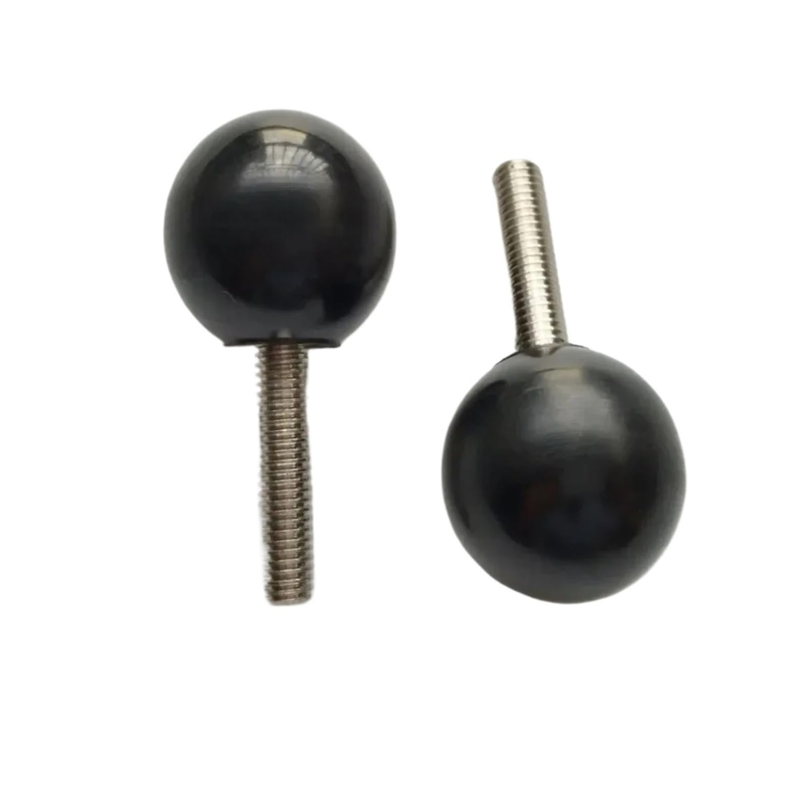 M5x (długość 10 mm-60 mm) plastikowa głowica kulowa ręcznie skręcona śruba uchwyt regulowany pokrętło śruby śruby czarne (M5 x 45 mm (2 szt.)