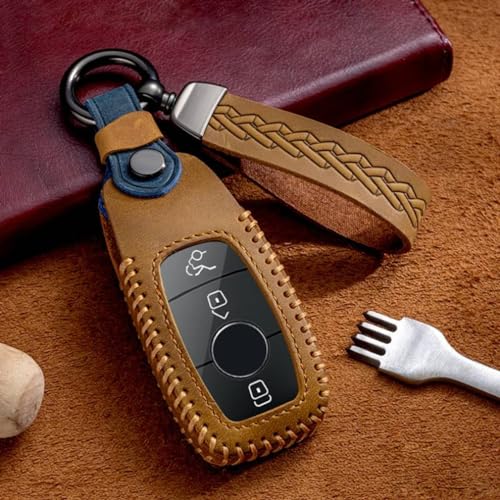 Evite roturas en su llave Benz con esta funda de cuero protectora para mandos clase A C E y GLC