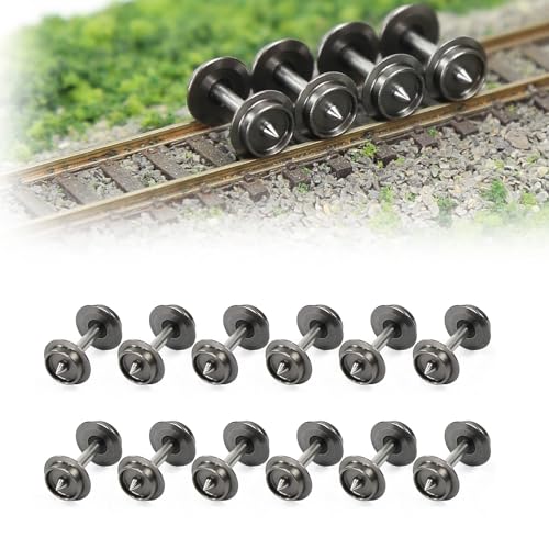Roues en métal N Scale 6,85 mm : corrigez la trajectoire et le poids de vos camions miniatures