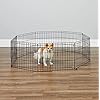 New-World-Dog-Exercise-Pen-Playpen-18-Inch-No-Door-Black Dog Exercise Playpen