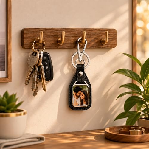 Image of magical gifts Customized Keychains, Unique Personalized Key RIngs and Charms with Your Photos /Name /Design for Bags /Bikes /Car and Gifting Purposes
