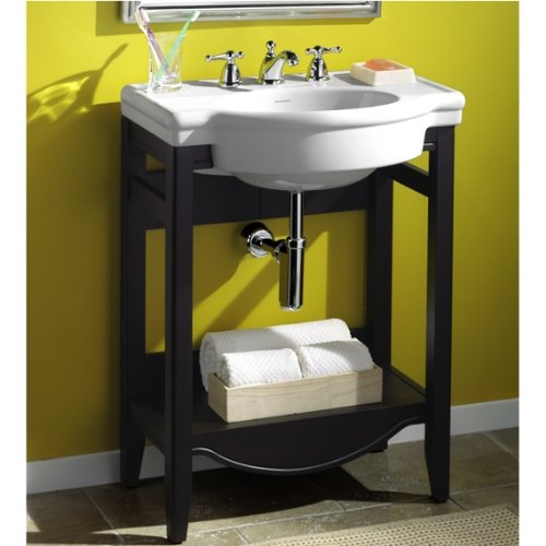 American Standard 0282.008.020 Retrospect Pedestal Console Sink Top With 8-Inch Faucet Spacing, White #TOP1