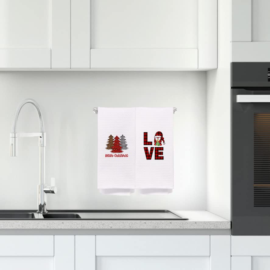 Merry-Christmas-Santa-Gnomes-Christmas-Trees-Snowflake-Kitchen-Towels-and-Dishcloths-Sets-24×16-Inch-Set-of-4Christmas-Decor-Decorative-Dish-Hand-Tea-Bath-Towels-for-Kitchen-Bathroom Merry Christmas Santa Gnomes Christmas Trees Snowflake Kitchen Towels and Dishcloths Sets 24×16 Inch Set of 4Christmas Decor Decorative Dish Hand Tea Bath Towels for Kitchen Bathroom