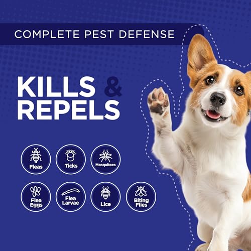 Image of TevraPet Activate II Flea and Tick Prevention for Dogs, Extra Large Dogs 55+ lbs, Topical Drops, 4 Month Flea and Tick Treatment