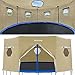 Steelway 16FT Trampoline Tent Cover for Straight Pole Round Trampoline with 6 W-Shape Legs