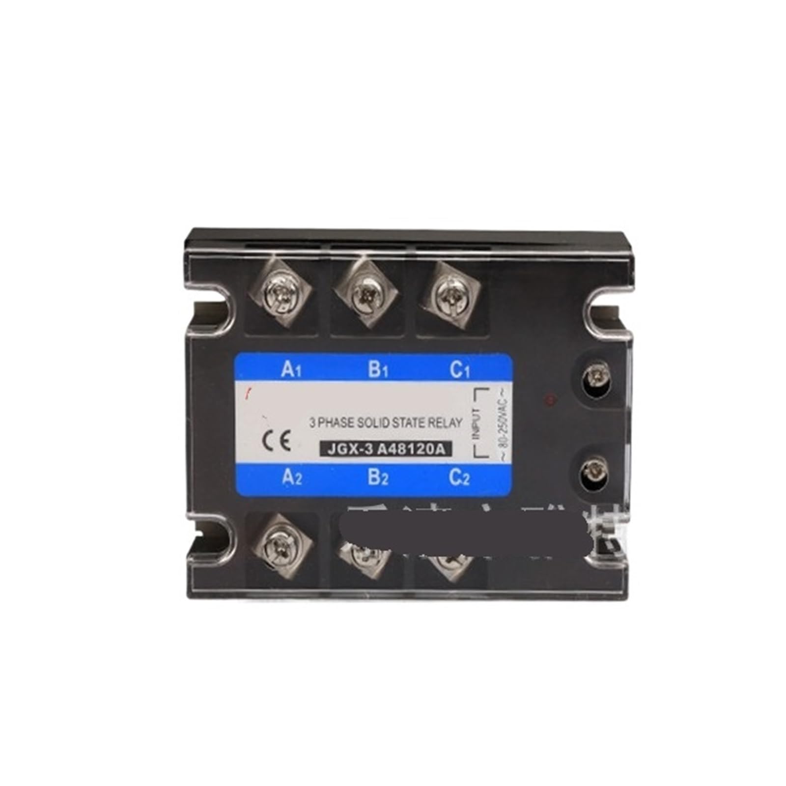 Relais à semi-conducteurs triphasé JGX-3 120A DC-AC 480V pour contrôle industriel