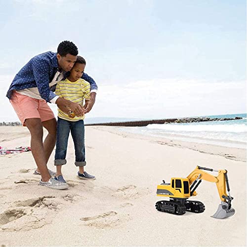 Escavadeira RC Caminhão de Construção Crianças Brinquedo Escavadeira Controle Remoto Escavadeira 5 C