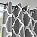 Melodieux Moroccan Fashion Room Darkening Blackout Grommet Top Curtains for Living Room, 52 by 63 Inch, Grey (1 Panel)