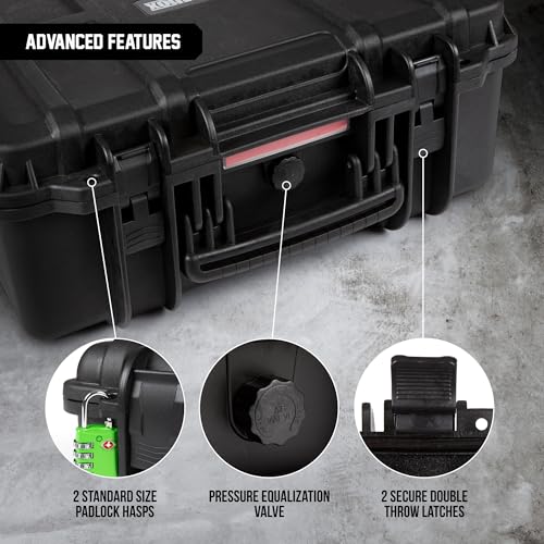 Maleta rígida Durabox 19.2 x 17 x 8.4 pulgadas resistente miniatura 2