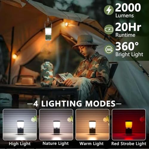 Lampe de camping LED pour coupure de courant et urgence maison - 6