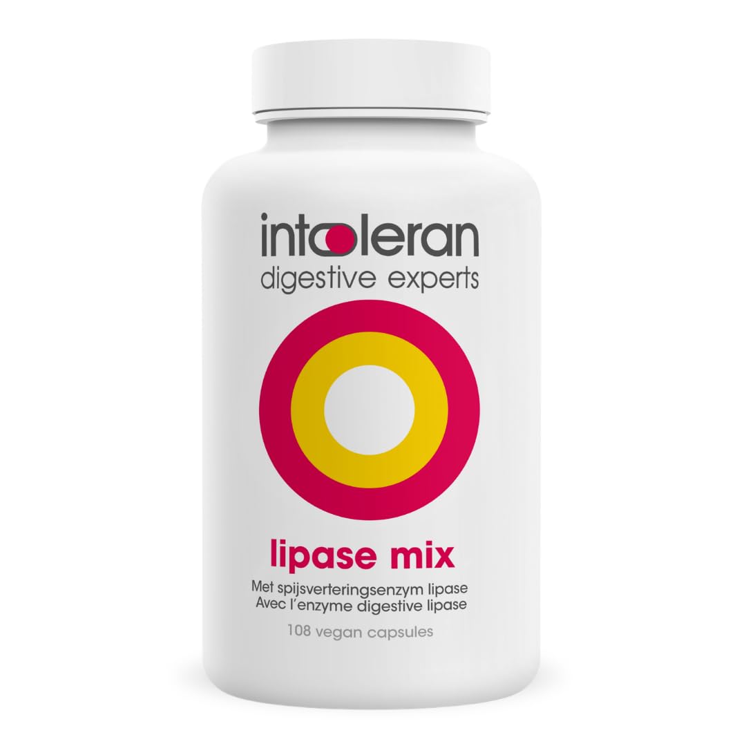 Intoleran Lipase Mix Enzymes digestives – 108 gélules