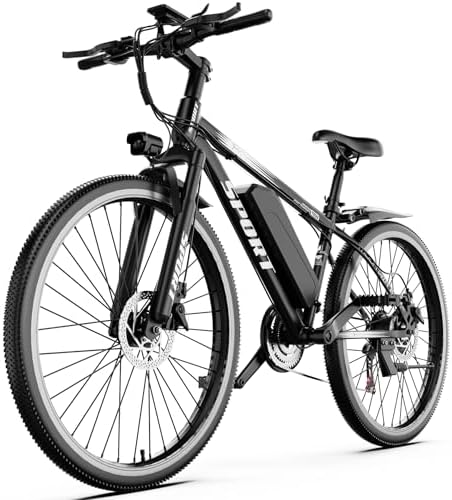 1500W Electric Bike for Adults, Ebike with 7-Speed, 26" Tires and Front Fork Suspension, 480Wh Removable Battery, 65Miles 25MPH Electric Bicycle for Commute, Lightweight Electric Mountain Bike