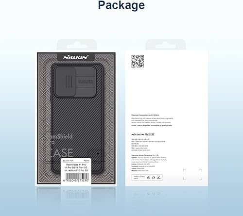 Miniatura 8 de Funda para Xiaomi Redmi Note 11 Pro con cubierta de cámara, parte trasera protectora delgada de PC dura y funda de parachoques suave Protección