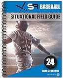 Score It Right Baseball Situational Guide – Premium Situational Field Guide for Coaches, Players, Parents – Detailed Baseball Field Guide – Thick Cardboard Paper – 24 Game Situations