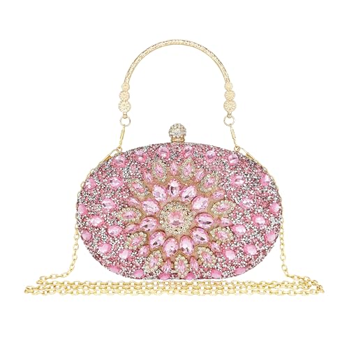 Image of MAIRLOM Rhinestone Clutch Purses for Women Evening Bag Sparkly Handbag | Diamond Clutches Purse Glitter Crystal Gemstone Shoulder Bags Luxury Handbags for Wedding Formal Party Prom