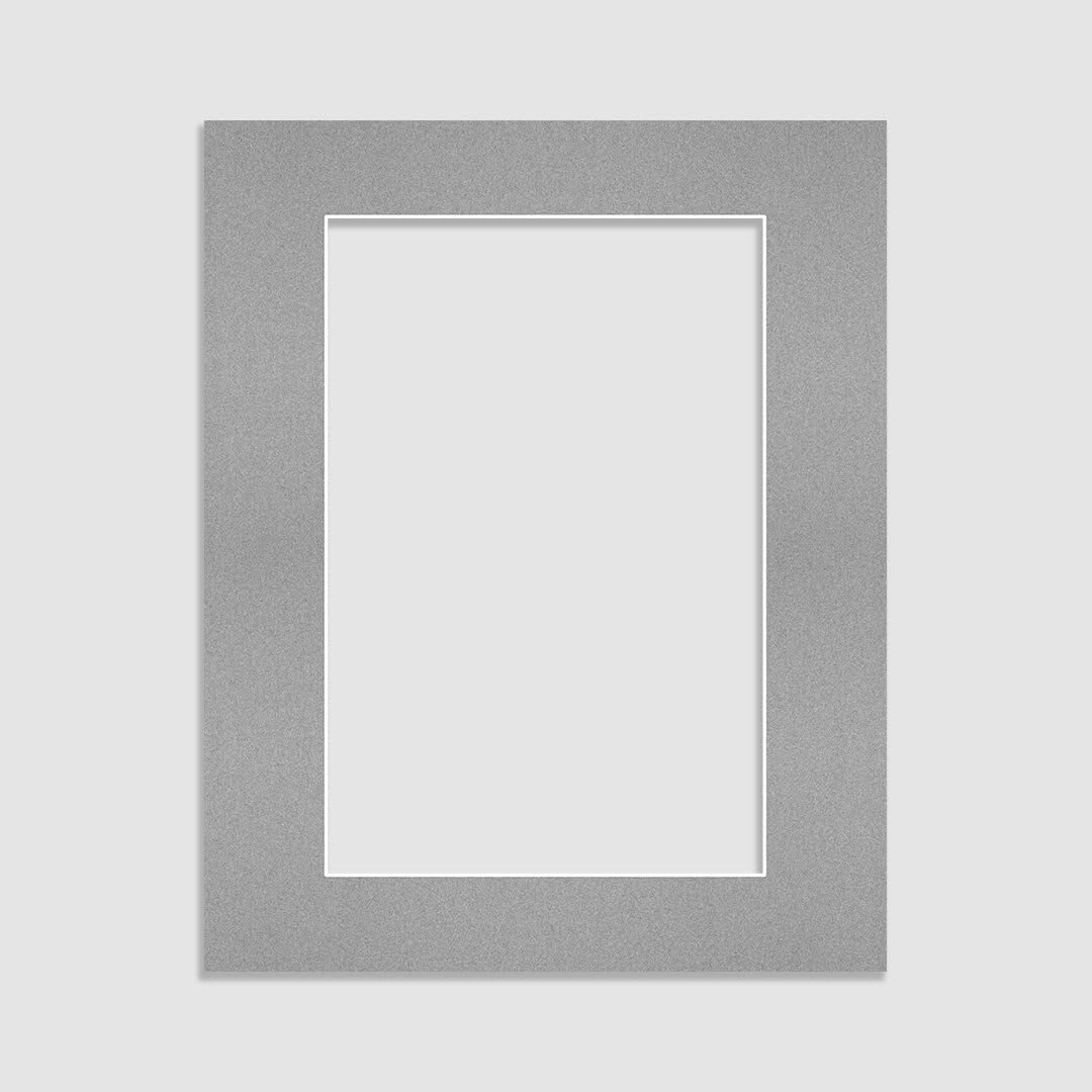 Procut Global 16x12" Silver Picture Mounts to Fit 14x10" Aperture - Precision Cut Cardboard Photo Mount - Ideal for Frames, Prints, Artwork & Certificates - Sizes & Colours Available — image 1