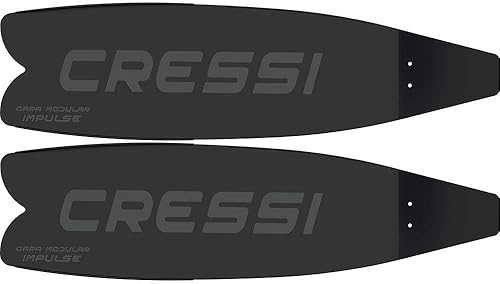 Miniatura 3 de Cressi Gara - Aletas modulares de impulso para apnea con cuchillas intercambiables, diseñadas y fabricadas en Italia