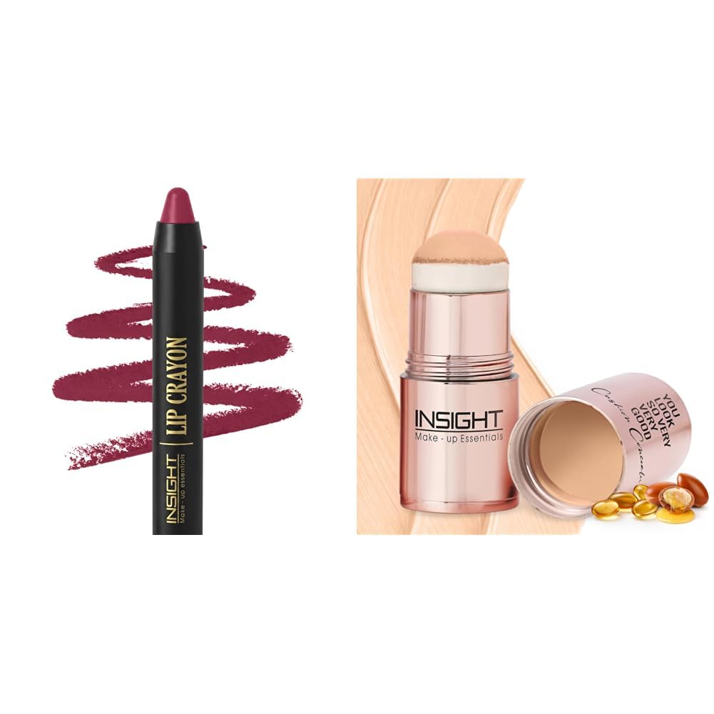 INSIGHT Long Lasting Lip Crayon – All-Day Comfort INSIGHT Cushion Concealer for Natural Flawless Finish-image-6