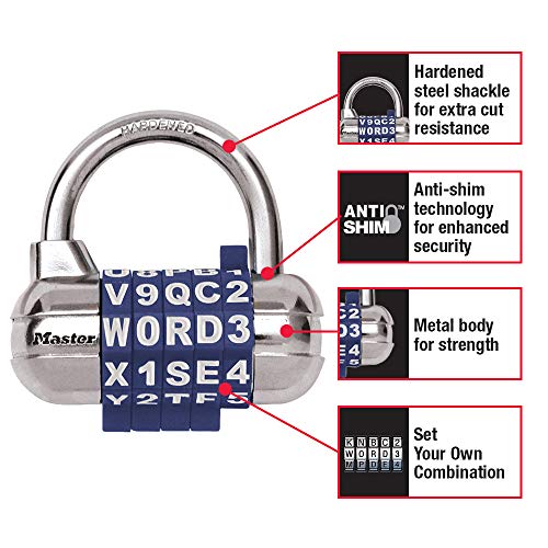 Master-Lock-1534D-Locker-Lock-Set-Your-Own-Word-Combination-Padlock-1-Pack-Assorted-colors